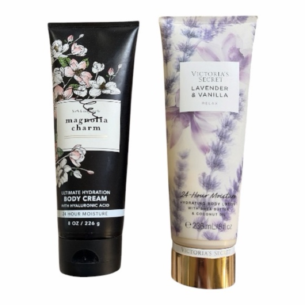 Victoria's Secret Lavender & Vanilla and Magnolia Charm Body Lotion / Cream